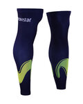 BONAVELO Cycling leg warmers - MOVISTAR 2018 - green/blue