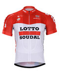 Cycling short sleeve jersey - LOTTO 2018 - red/white