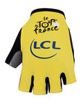 BONAVELO Cycling fingerless gloves - TOUR DE FRANCE - yellow