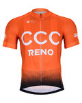 BONAVELO Cycling short sleeve jersey - CCC 2019 KIDS - orange