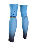 BONAVELO Cycling leg warmers - ASTANA - blue
