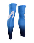 BONAVELO Cycling leg warmers - MOVISTAR 2019 - blue