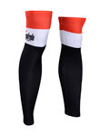BONAVELO Cycling leg warmers - TREK - black/red/white