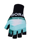 BONAVELO Cycling fingerless gloves - BORA 2020 - black/green