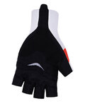 BONAVELO Cycling fingerless gloves - LOTTO SOUDAL - red/black