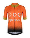 BONAVELO Cycling short sleeve jersey - CCC 2020 KIDS - orange
