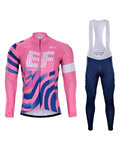 BONAVELO Cycling winter set - EDUCATION F. '20 WNT - blue/black/pink
