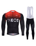 BONAVELO Cycling winter set - INEOS 2020 WINTER - red/black