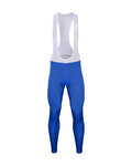 BONAVELO Cycling long bib trousers - QUICKSTEP 2020 SMR - blue