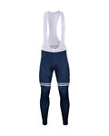 BONAVELO Cycling long bib trousers - TREK 2020 WINTER - blue