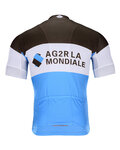 BONAVELO Cycling short sleeve jersey - AG2R 2020 - white/blue/brown