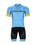 BONAVELO Cycling short sleeve jersey and shorts - ASTANA 2020 - blue