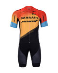 BONAVELO Cycling short sleeve jersey and shorts - BAHRAIN MCLAREN 2020 - yellow/red/black