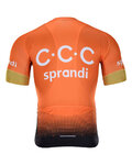 BONAVELO Cycling short sleeve jersey - CCC 2020 - orange