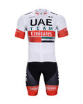 BONAVELO Cycling short sleeve jersey and shorts - UAE 2020 - white/black