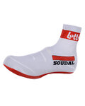 Cycling shoe covers - LOTTO SOUDAL 2020 - black/red
