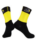 BONAVELO Cyclingclassic socks - TOUR DE FRANCE - yellow/black