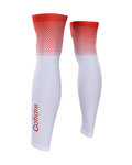 BONAVELO Cycling leg warmers - COFIDIS 2020 - red/white