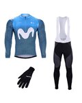 BONAVELO Cycling mega sets - MOVISTAR 2020 WNT - black/blue