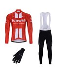 BONAVELO Cycling mega sets - SUNWEB 2020 WNT - red/black