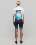 BONAVELO Cycling short sleeve jersey and shorts - BORA 2021 - white/green/black