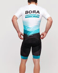 BONAVELO Cycling short sleeve jersey - BORA 2021 - white/black/green