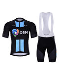 BONAVELO Cycling short sleeve jersey and shorts - DSM 2022 - black/blue