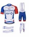 BONAVELO Cycling mega sets - GROUPAMA FDJ 2021 - white/blue/red
