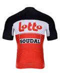 BONAVELO Cycling short sleeve jersey - LOTTO SOUDAL 2022 - black/red