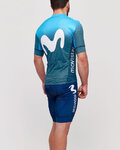 BONAVELO Cycling short sleeve jersey - MOVISTAR 2021 - blue