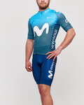 BONAVELO Cycling short sleeve jersey - MOVISTAR 2021 - blue