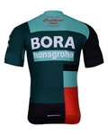 BONAVELO Cycling short sleeve jersey and shorts - BORA 2022 - red/black/green