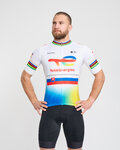 BONAVELO Cycling short sleeve jersey - TOTAL ENERGIES 2024 - white/yellow/red/blue