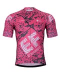 BONAVELO Cycling short sleeve jersey - EDUCATION-NIPPO 2022 - black/pink/white