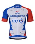 BONAVELO Cycling short sleeve jersey - GROUPAMA FDJ 2022 - red/white/blue