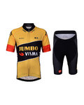 BONAVELO Cycling short sleeve jersey and shorts - JUMBO-VISMA 2022  - yellow/black