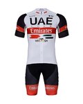 BONAVELO Cycling short sleeve jersey and shorts - UAE 2022 - white/black