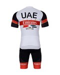 BONAVELO Cycling short sleeve jersey and shorts - UAE 2022 - white/black