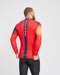 BONAVELO Cycling winter long sleeve jersey - INEOS 2025 WINTER - red/blue