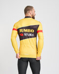 BONAVELO Cycling winter long sleeve jersey - JUMBO-VISMA 2025 WNT - yellow/black
