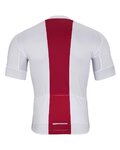 BONAVELO Cycling short sleeve jersey - POLAND I. - white/red