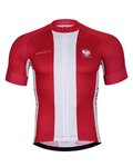 BONAVELO Cycling short sleeve jersey and shorts - POLAND II. - red/black/white