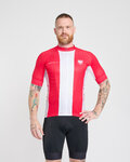 BONAVELO Cycling short sleeve jersey - POLAND II. - white/red