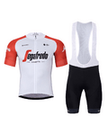 BONAVELO Cycling short sleeve jersey and shorts - TREK 2024 - red/black/white