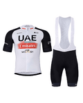 BONAVELO Cycling short sleeve jersey and shorts - UAE 2023 - black/white