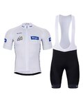 BONAVELO Cycling short sleeve jersey and shorts - TOUR DE FRANCE 2025 - white/black/blue