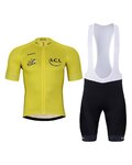 BONAVELO Cycling short sleeve jersey and shorts - TOUR DE FRANCE 2025 - black/yellow