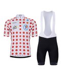 BONAVELO Cycling short sleeve jersey and shorts - TOUR DE FRANCE 2025 - black/white/red