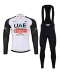 BONAVELO Cycling winter set - UAE 2024 WINTER - black/white/red