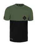 ROCDAY Cycling short sleeve jersey - DOUBLE - green/black